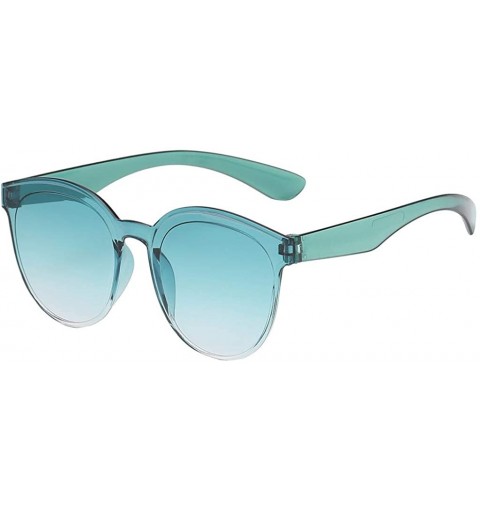 Rimless Fashion Jelly Design Style Sunglasses Classic Retro Sunglasses Resin Lens Sunglasses Ladies Shades - Unisex - CE199Y3...