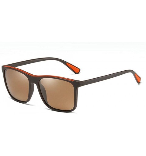 Square Myopia Polarized Sunglasses Outdoor Nearsighted Sun glasses Square TR90 Frame New Men's Optical Driving Glasses - CI18...