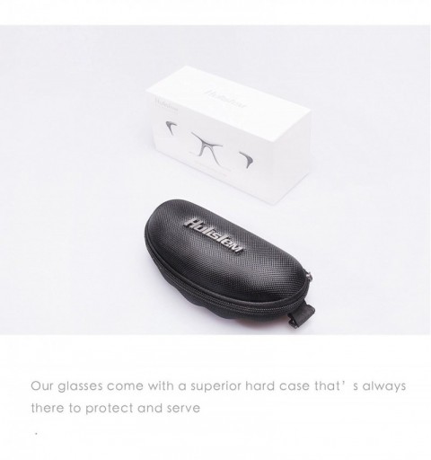 Sport Aero Polarized Sports Sunglasses For Men Women-UV400 Protection - Matte Black-blue - C4129SAOR5R $21.01