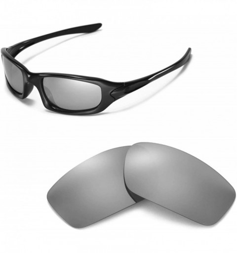 Shield Replacement Lenses Fives 4.0 Sunglasses - 9 Options Available - Titanium Mirror Coated - Polarized - CQ117M9WWHN $30.03