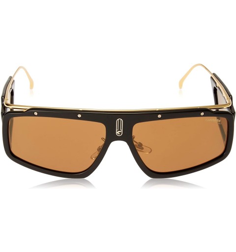 Sport Facer Black/Gold Lens Sunglasses - CD18QQCIQUZ $58.88