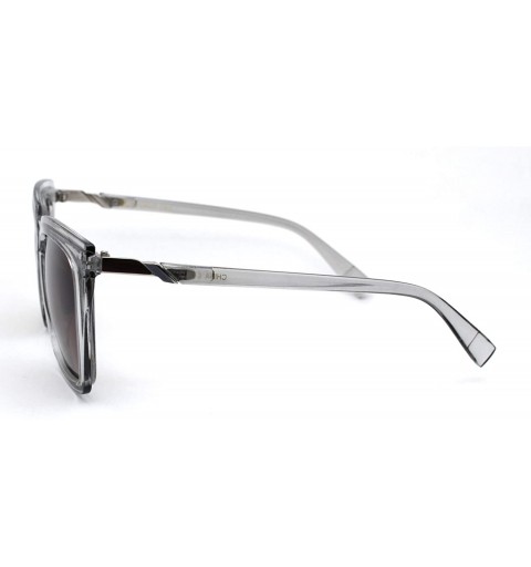 Square Womens Designer 90s Boyfriend Square Rectangular Sunglasses - Slate Smoke - CA18YIQ7E0L $13.15