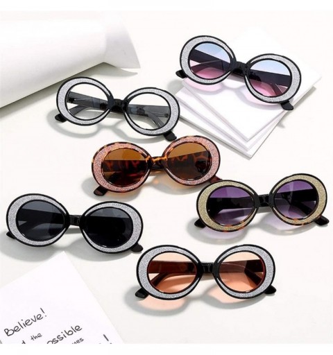 Oversized Fashion Sunglasses Oversized Glasses Personality - 1 - CW198G4OADX $18.47