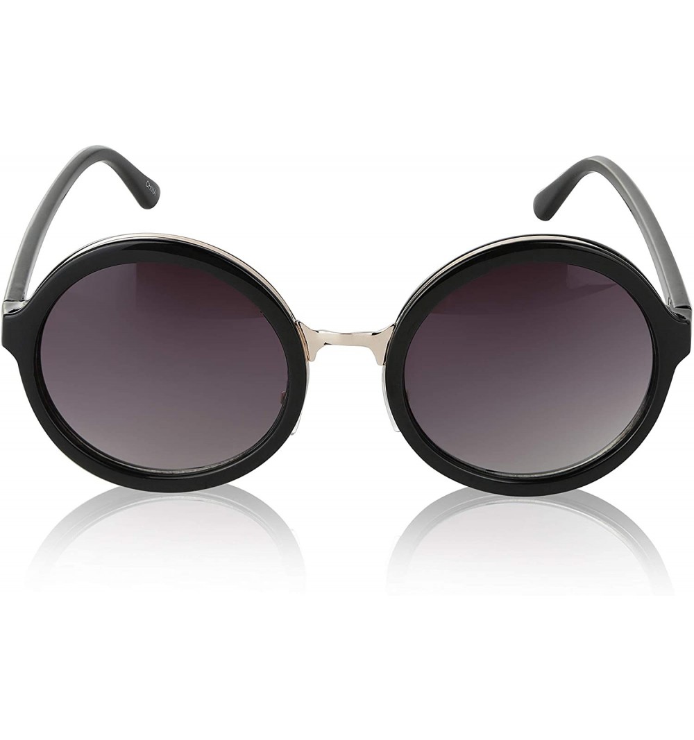 Round Sunglasses For Women Men John Lennon Hippie Vintage Circle ...