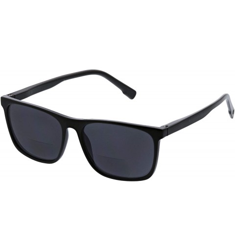 Square Highbrow Square Hideaway Bifocal Sunglasses- Black- 56 mm + 2.5 - CA18XDDELN0 $21.79