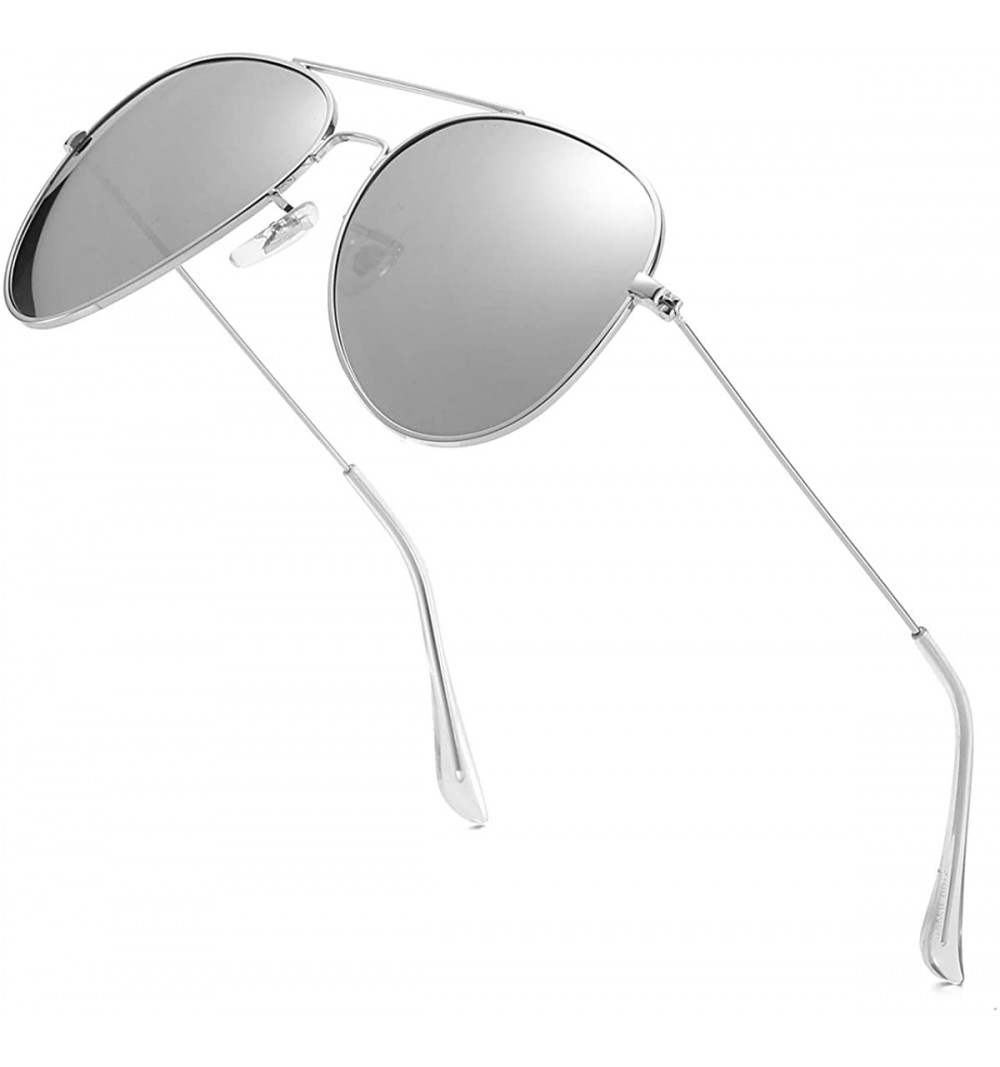 Aviator Polarized Sunglasses Ultralight Stainless Steel Fashion Color Film Sunglasses Unisex Aviator Sunglasses - CW194HR92TH...