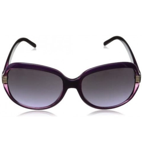 Oversized Women's R3115 Oversized Sunglasses - Purple/Fuschia - CR11HJIV7CD $32.44