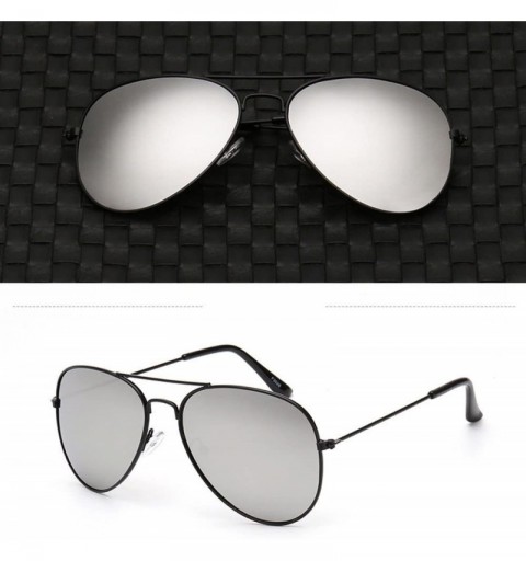 Aviator Women Men Vintage Retro Glasses Unisex Fashion Oversize Frame Classic Aviator Sunglasses Eyewear (B) - B - C3195NL24G...