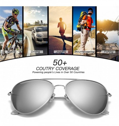 Aviator Polarized Sunglasses Ultralight Stainless Steel Fashion Color Film Sunglasses Unisex Aviator Sunglasses - CW194HR92TH...