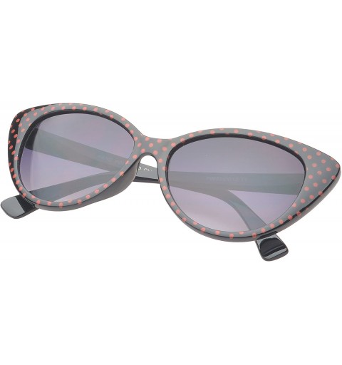 Cat Eye 'Saville' Cat eye Fashion Sunglasses - Black-red - CX11PMFMG6V $9.77