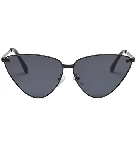 Cat Eye Cat Eye Sunglasses for Women Metal Frame Eyewear - C5 Gold Red - CN1989WQASL $9.85