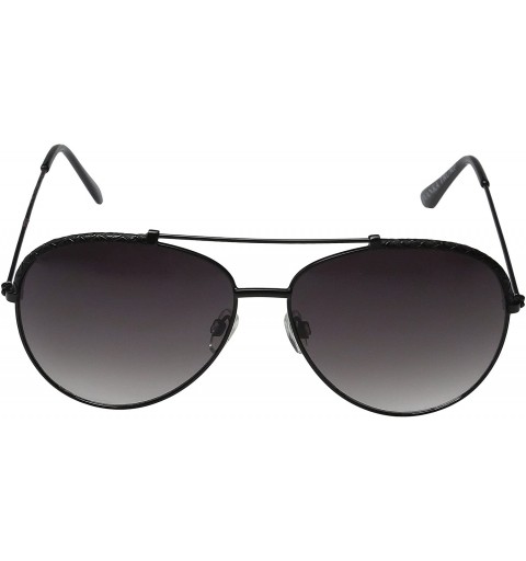 Aviator 10 Black Fashion Sunglasses - C512DPQ4ANJ $30.71