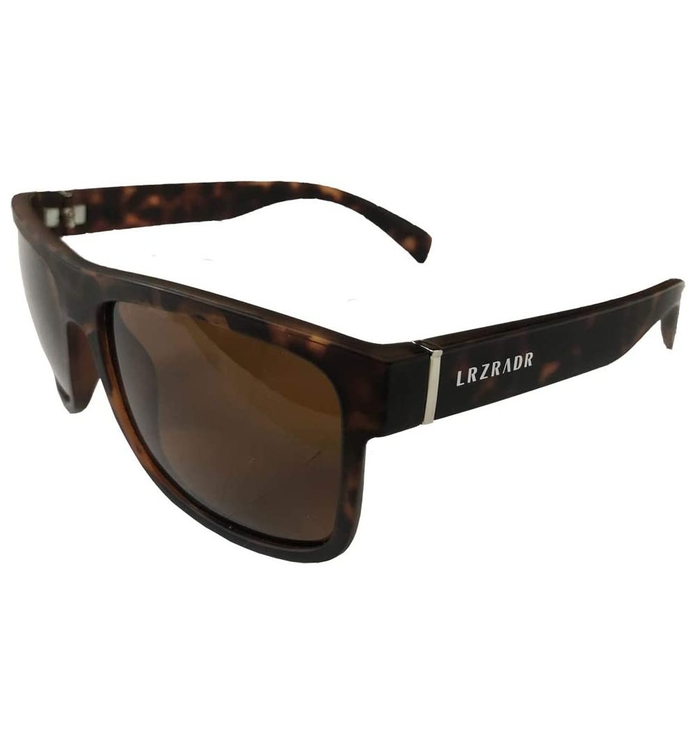 Sport Unixex Fashion Polarized Anti-Glare Sunglasses with UV Protection - Tortoise - CF199GIKW30 $49.28