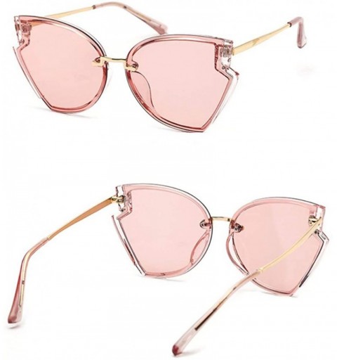 Aviator Sunglasses Female Metal Sunglasses Female Glasses - D - CJ18QQE9XQU $38.08