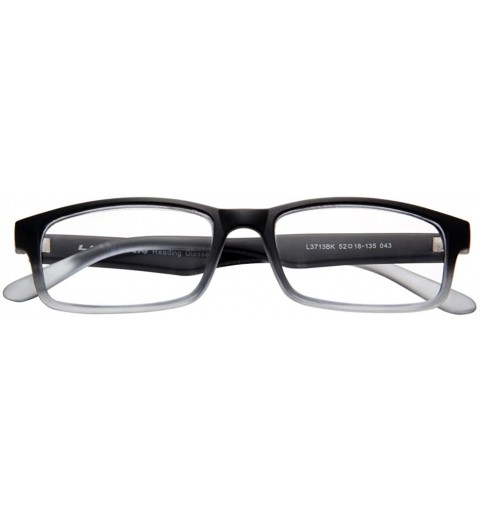 Oval Womens Mens Designer 3 Pack Magnifying Rectangular Lightweight Reading Glasses Unisex Fashion Readers L3713 - CR18327Z3N...