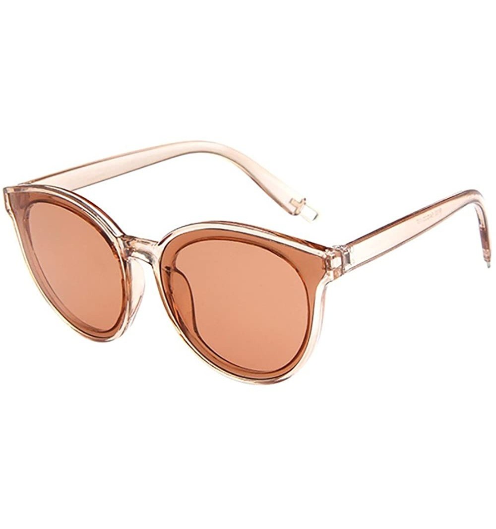 Goggle Mens Womens Retro Big Frame Vintage Rapper Sunglasses-Eyewears - F - CX18Q53SHGC $7.43