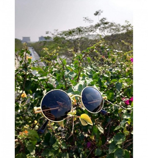 Shield Gothic Steampunk Polarized Sunglasses For Men Women UV Sunglasses Metal Full Frame - C41825D28ZW $15.04