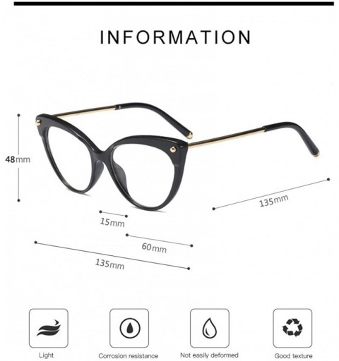 Cat Eye Optical Glasses Eyewear Women - Ladies Cat eyes Fashion Accessories - Floral - CH18SIU4NAC $8.48