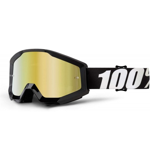 Goggle 100% STRATA Goggles - Mirror Gold - C5186462Q34 $39.77