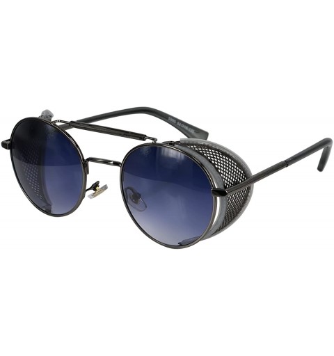 Goggle Retro Steampunk Sunglasses Goggles Gun Grey Frame - CN11X8NQ7WX $26.90
