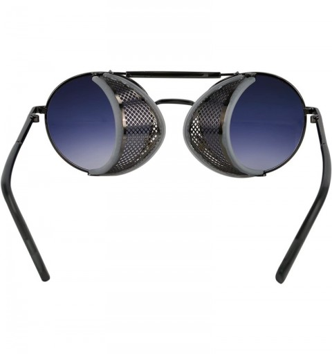 Goggle Retro Steampunk Sunglasses Goggles Gun Grey Frame - CN11X8NQ7WX $26.90