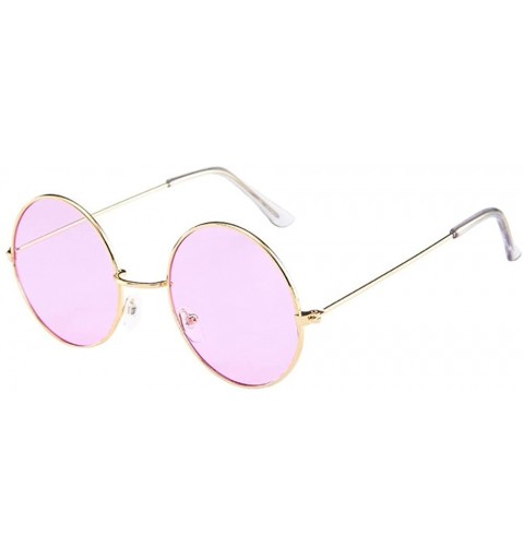 Cat Eye Sunglasses for Men Women Vintage Round Sunglasses Circle Sunglasses Retro Glasses Eyewear Cat Eye Sunglasses - C218QR...