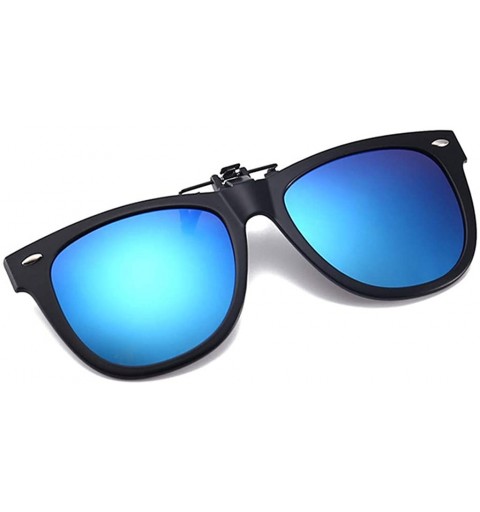 Round Polarized Sunglasses for Women Men's Clip-on Sunglasses Sports Stylish Sunglasses - ❦bule - CM18UZYI6MX $10.66