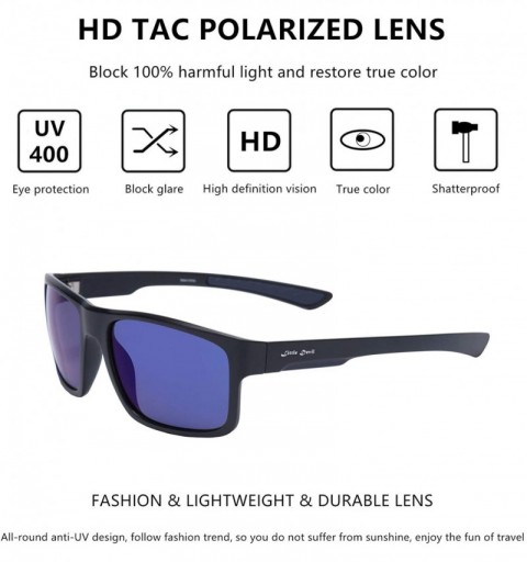 Oversized Men's Classic Polarized Sunglasses Driving Vintage UV400 Sun Glasses for Men Women - CZ18TACNRH4 $25.05