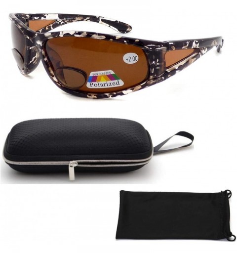 Oval Polarized Bifocal Outdoor Sunreader Camouflage - Brown - CJ18YMNTN90 $15.53