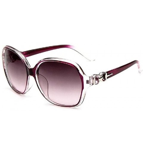 Goggle Sunglasses Women Large Frame Glasses Eyewear UV protection Goggles - Purple - C4184CHNTWS $20.71