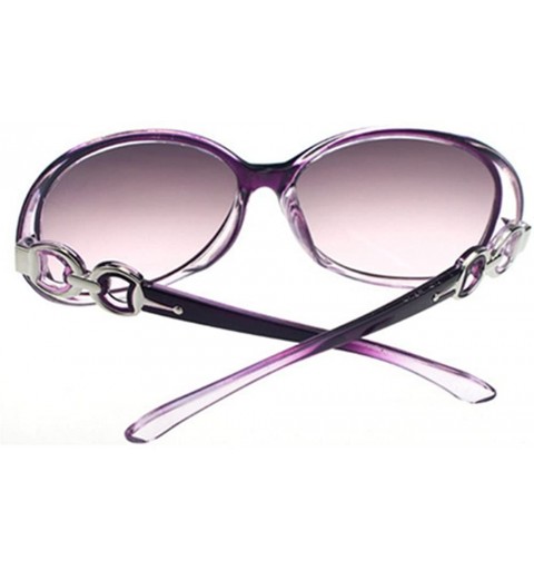 Goggle Sunglasses Women Large Frame Glasses Eyewear UV protection Goggles - Purple - C4184CHNTWS $10.24