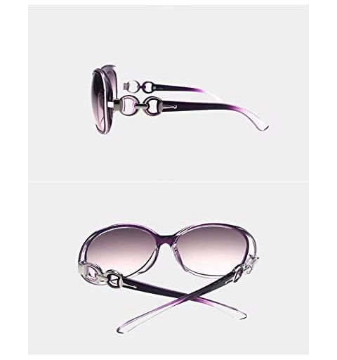 Goggle Sunglasses Women Large Frame Glasses Eyewear UV protection Goggles - Purple - C4184CHNTWS $10.24