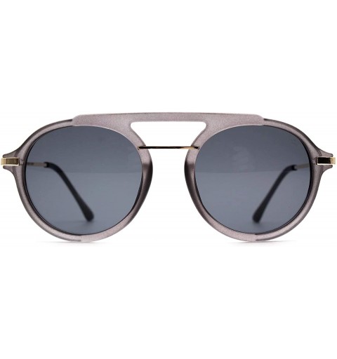 Round F066 Oval Design- for Mens 100% UV PROTECTION - Grey-black - CL192TCHKWH $23.19