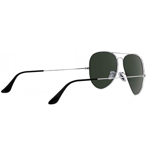 Aviator Classic Aviator Sunglasses for Men Women Polarized Metal Mirror Lens 100% UV Protection - CV18AR4ZWUC $10.06