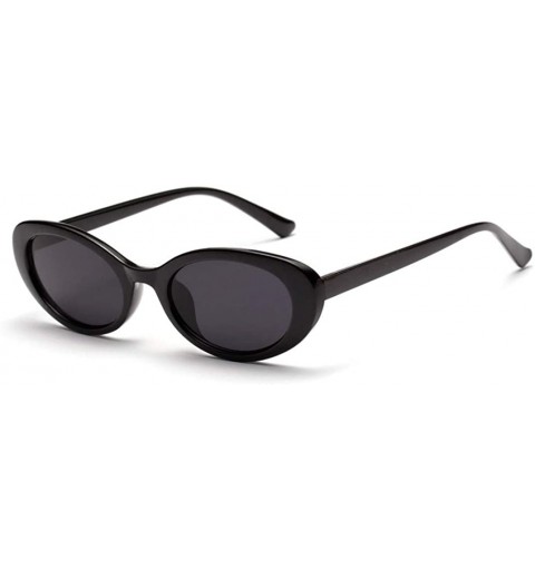 Oval retro oval sunglasses women small summer accessories pink white black oval sun glasses for men retro uv400 - CT18RGR5023...