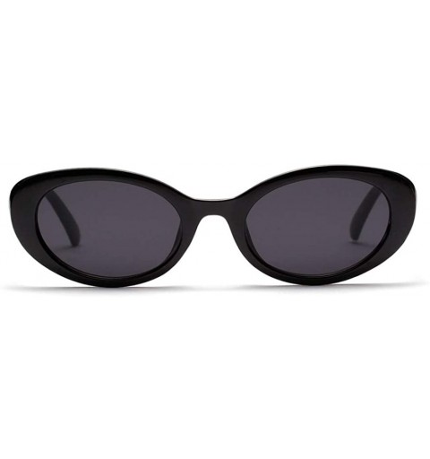 Oval retro oval sunglasses women small summer accessories pink white black oval sun glasses for men retro uv400 - CT18RGR5023...