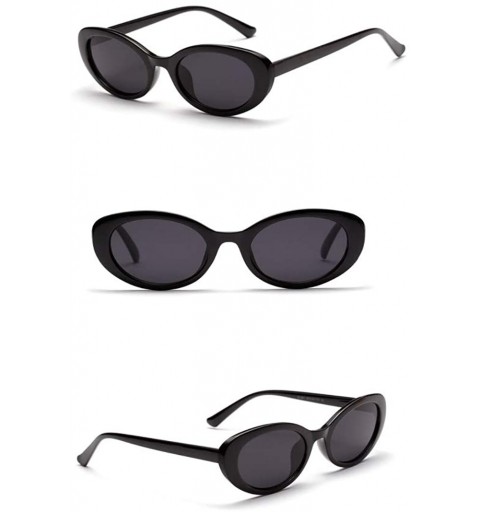 Oval retro oval sunglasses women small summer accessories pink white black oval sun glasses for men retro uv400 - CT18RGR5023...