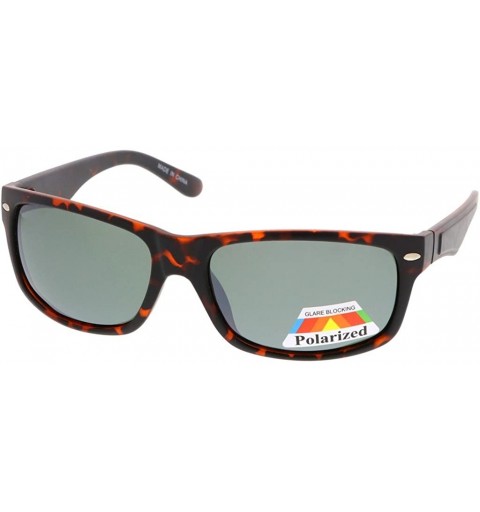 Wrap Retro Classic Fashion Horn Rimmed Polarized Sunglasses Model 50 - Multi-color - CD187HX28S6 $12.44