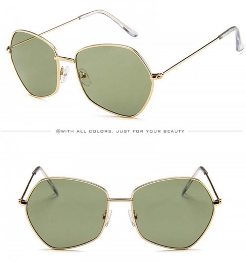 Rimless Womens Irregular Frame Sunglasses Summer Fashion Candy Colors Vintage Sunglasses Eyeglasses - I - CG18SX8CAS4 $9.21