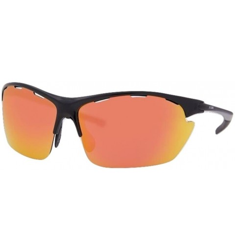 Goggle Kokopelli Polarized Sport Sunglasses - Black-with-red-lens - CH1833Z5RTR $32.42