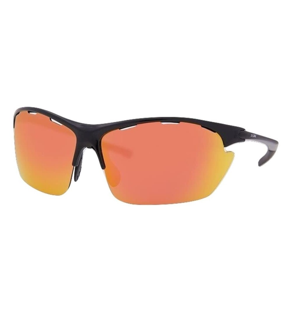 Goggle Kokopelli Polarized Sport Sunglasses - Black-with-red-lens - CH1833Z5RTR $32.42