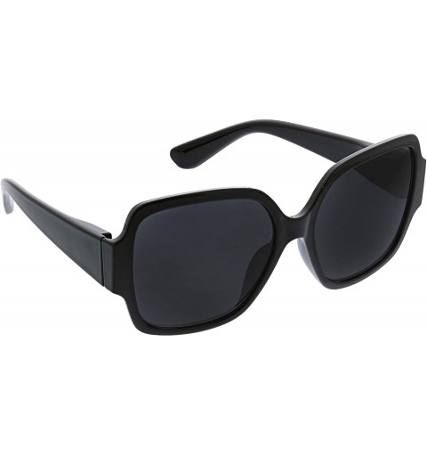 Oversized Women's Carmen Oversized Reading Sunglasses - 58 mm - +0.00 - Black - C51964Z2E9O $22.42