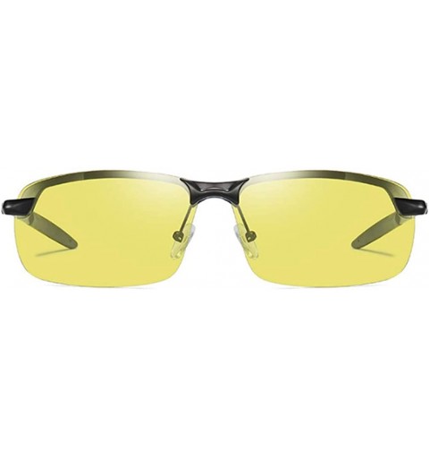 Rimless Photochromic Polarized Sunglasses Men Women Sports Fishing Driver Metal Sunglasses - C5 - CR18QQQLXL8 $21.69