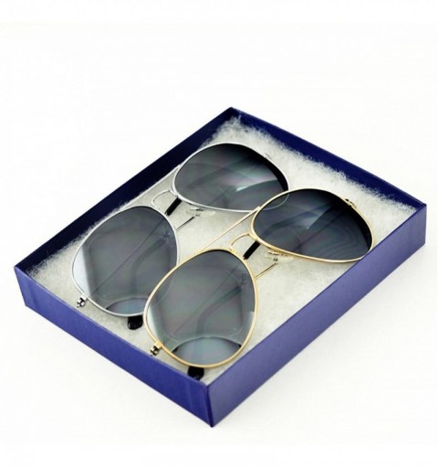 Aviator Classic Mirrored Aviator Sunglasses Gift Set - CH11LJ402NX $11.22