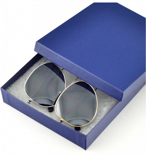 Aviator Classic Mirrored Aviator Sunglasses Gift Set - CH11LJ402NX $11.22