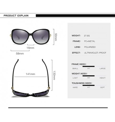 Rimless Women Cat Eye Sunglasses-Polarized Shade Glasses-Vintage Fox Decor Metal Frame - E - CU1905YLYZX $40.34