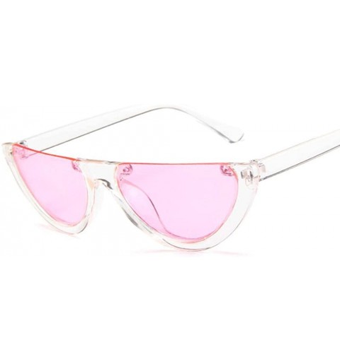 Semi-rimless Semi-Rimless Women Sunglasses Brand Designer Sun Glasses Women Ladies 10 - 6 - CO18YLY40CQ $11.60