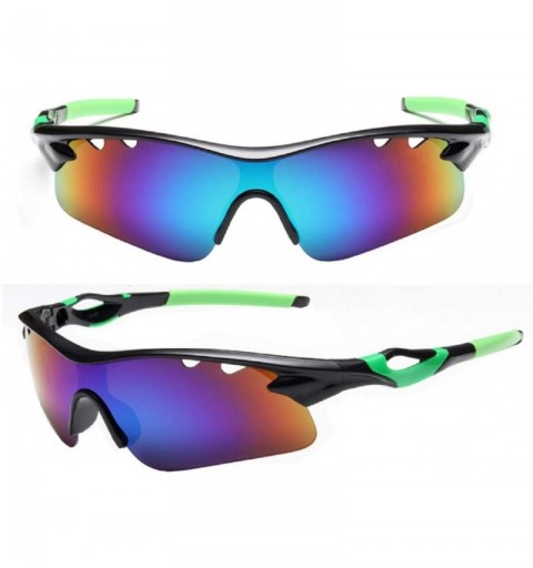 Sport Protection Polarized Sunglasses Baseball - GN - CD18R5R70D7 $20.96