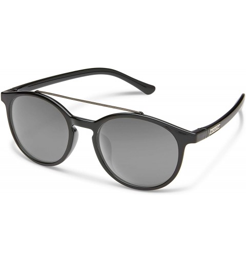 Round Polarized Optics Belmont - Black / Polarized Gray - CZ189NOUU7S $27.38