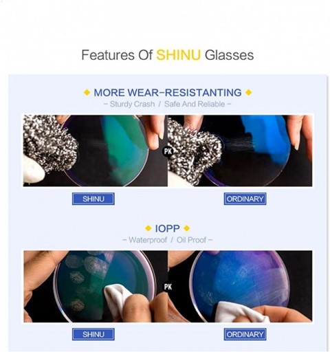 Rectangular Metal Frame Blue Light Blocking Reading Glasses 1.56 Lenses-6334 - CZ17YI8L2WK $29.86